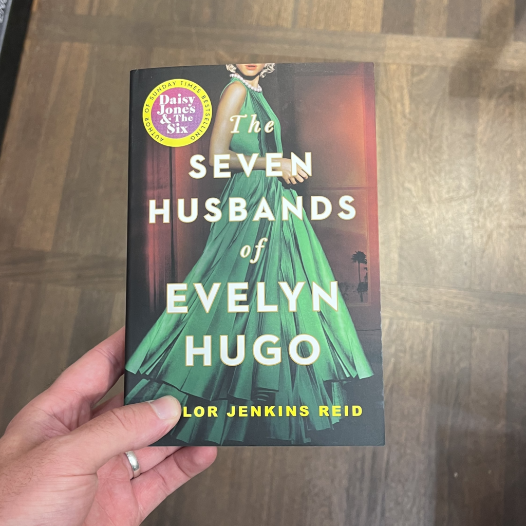 The front cover of The Seven Husbands of Evelyn Hugo by Taylor Jenkins Reid