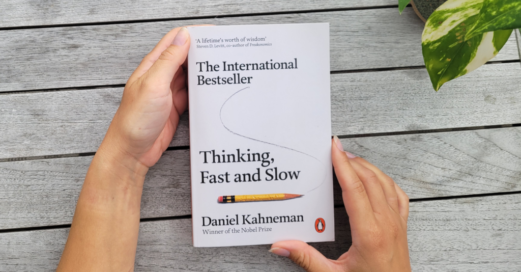 Front cover of Thinking, Fast and Slow by Daniel Kahneman