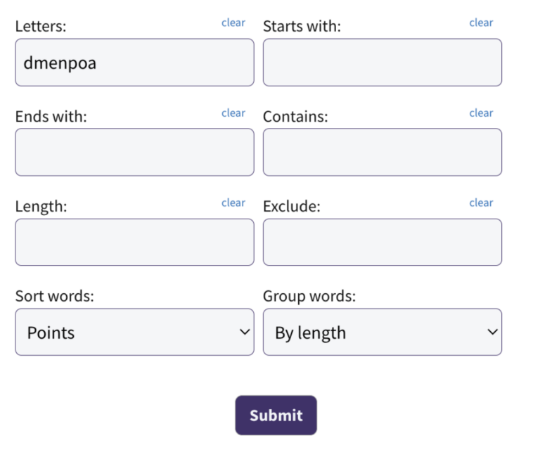 Word Chums Cheats to instantly help you find the answer! WordsRated